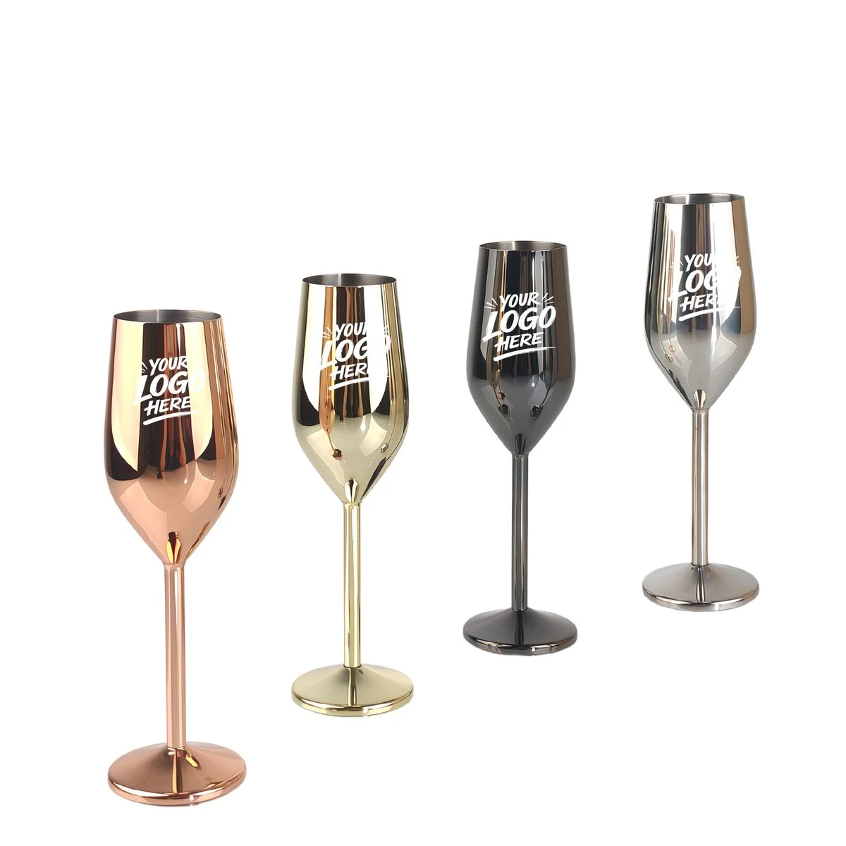7.44oz Stainless Steel Wine Cup Shatterproof Goblet 1
