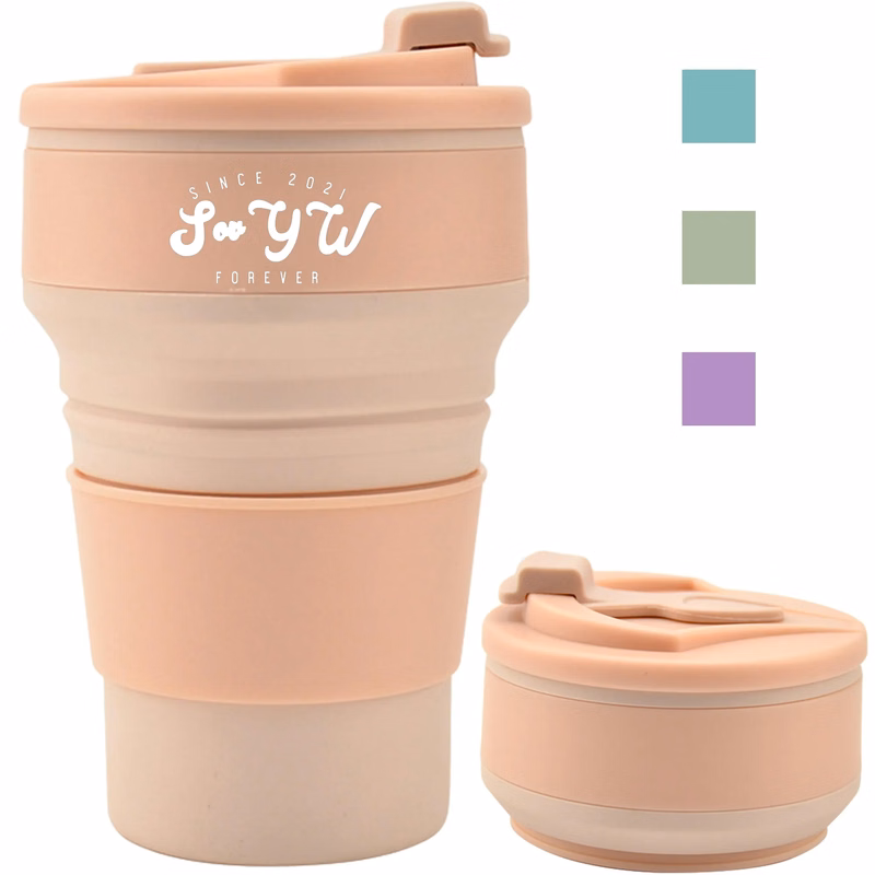 12oz Silicone Easy Collapsible Mug