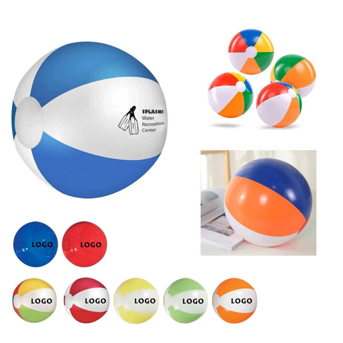 Fun - filled PVC 12" Inflatable Beach Ball 1