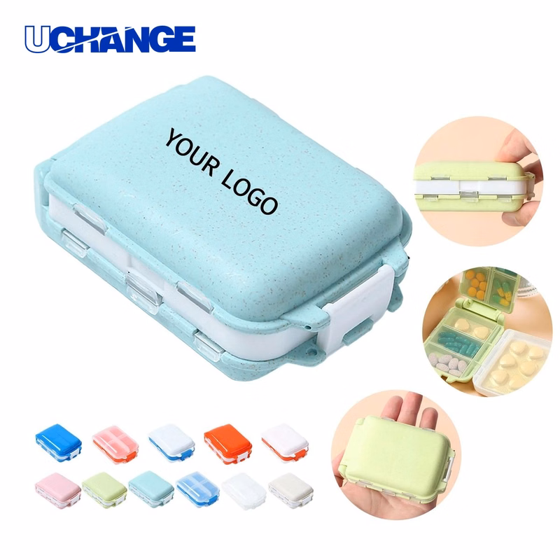 3 Layer Pill Case Organizer Compact with Secure Clasp Closure