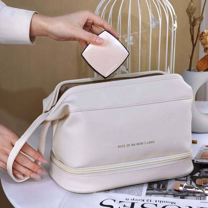Double Layer Cloud Cosmetic Bag