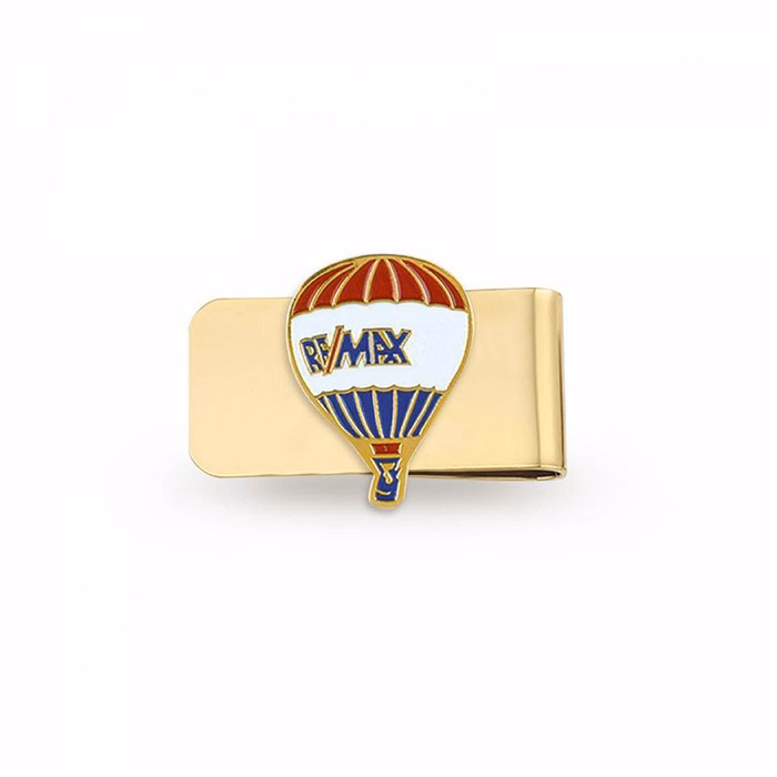 Money Clip with Soft Enamel Lapel Pin (Up to 1.5 in)