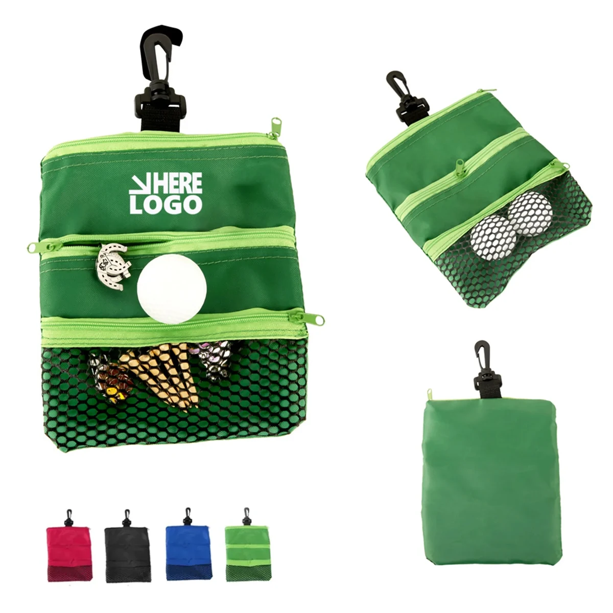 Golf Ball Bag With Clip MOQ 100 1