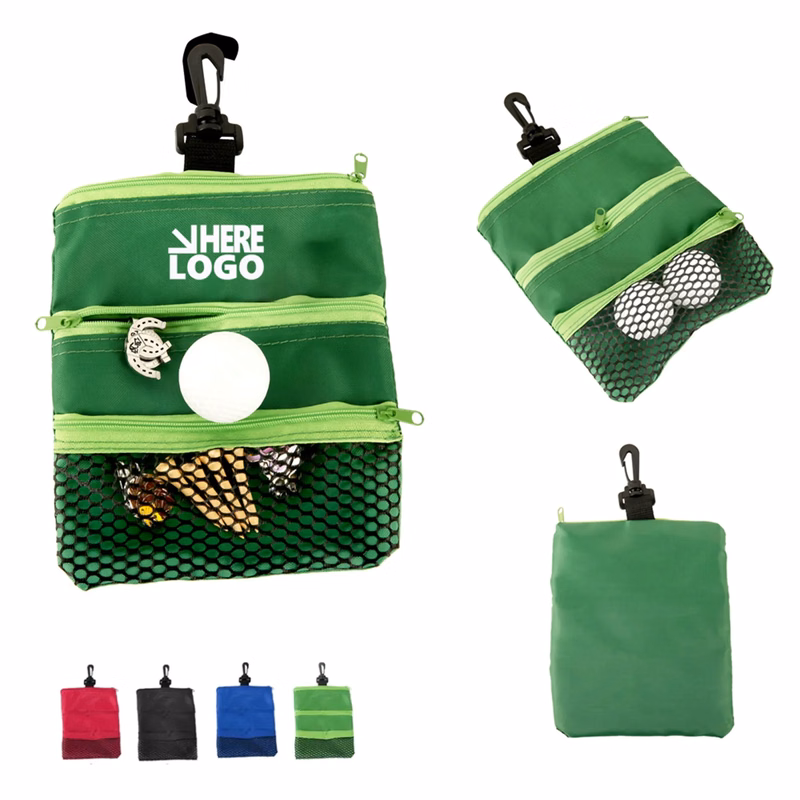 Golf Ball Bag With Clip MOQ 100