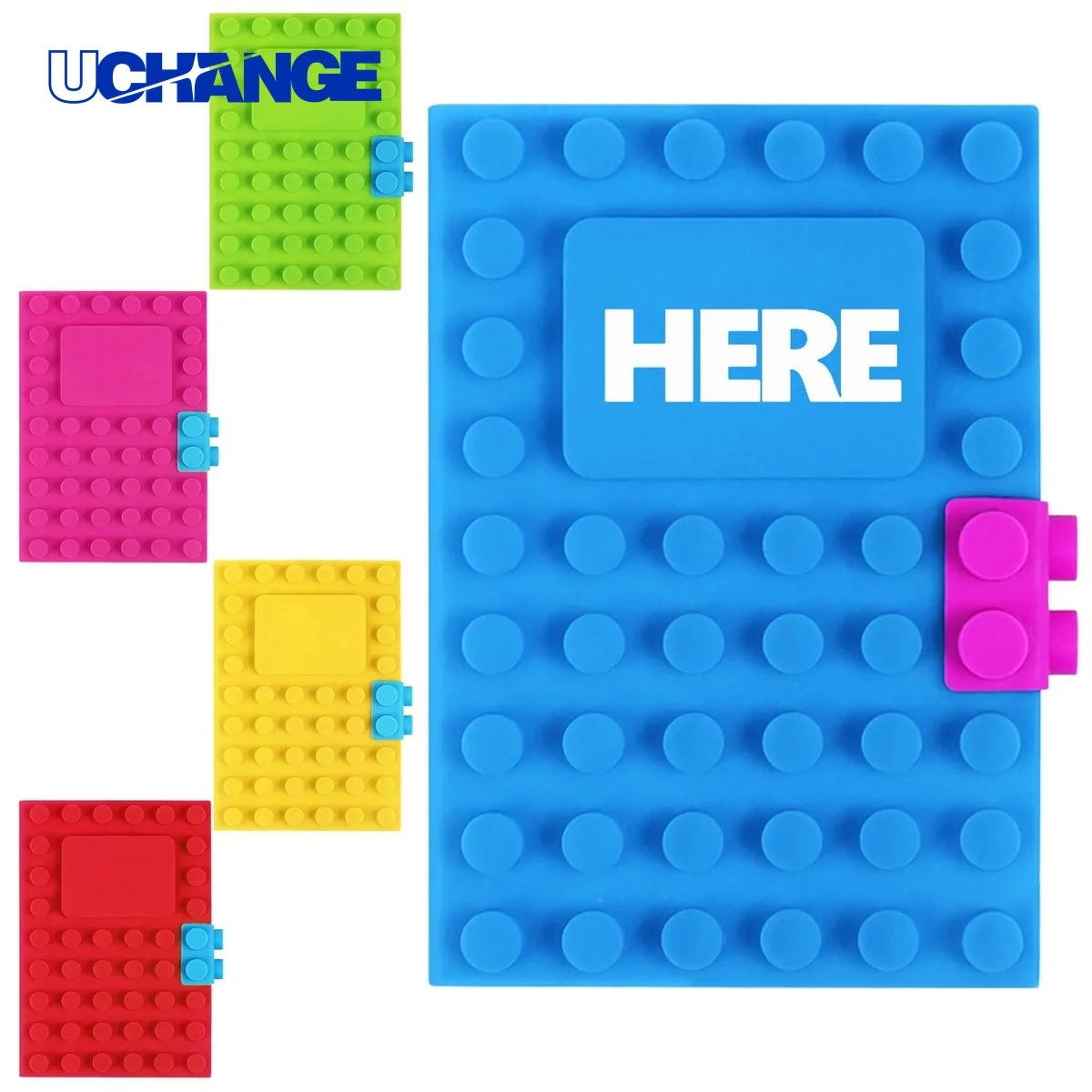Fun Building Block Silicone Notebook Journal 1