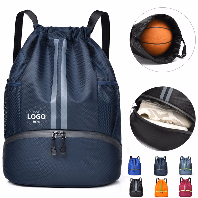 Multi Purpose Oxford Drawstring Sports Backpack