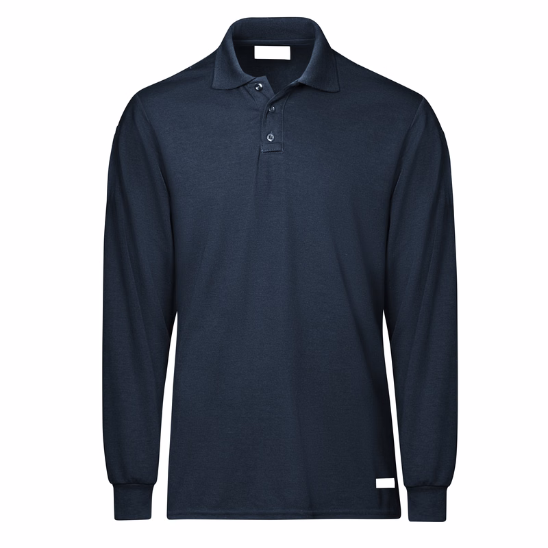 Workrite® Fire Service Men's Long Sleeve Station Wear Polo Shirt
