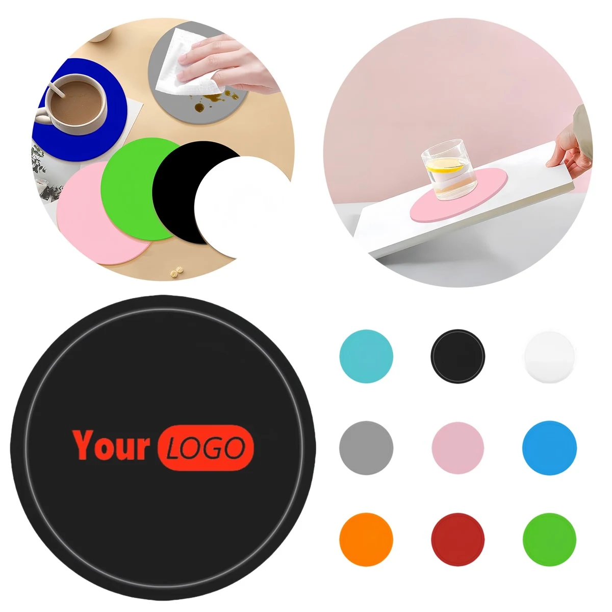 Non-slip Heat-resistant Silicone Coaster 1