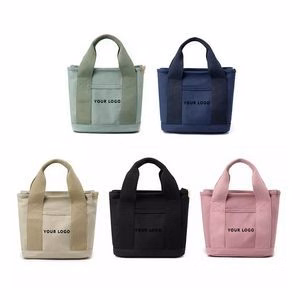 Insulated Grocery Tote Bag With Zippered Top