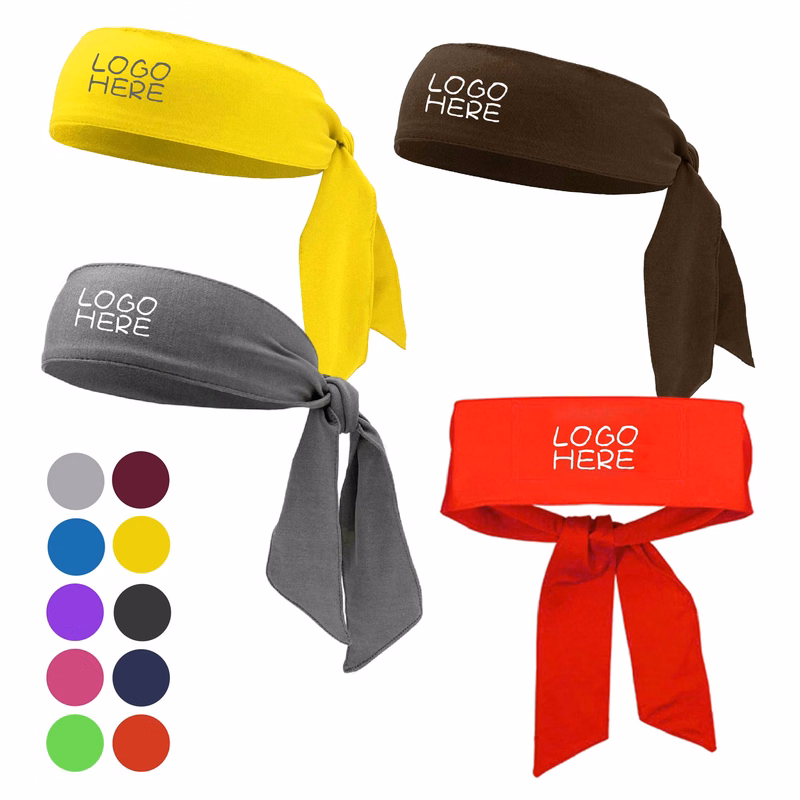 Tie-Back Sports Headband