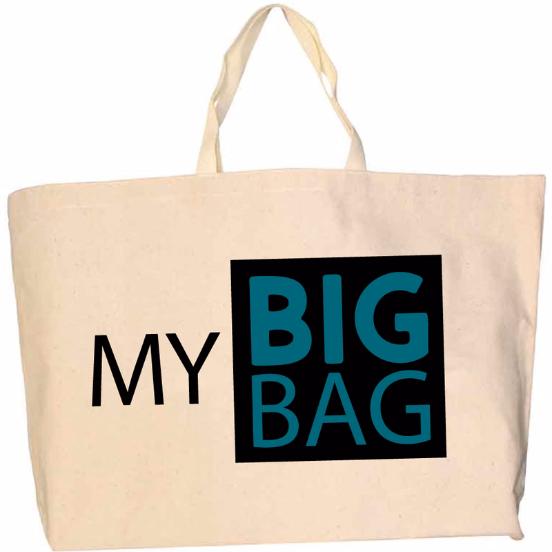 Wide Jumbo Tote Bag