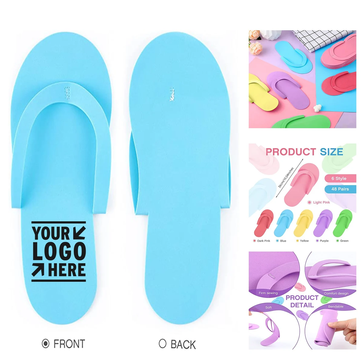 Foam Disposable Slippers 1