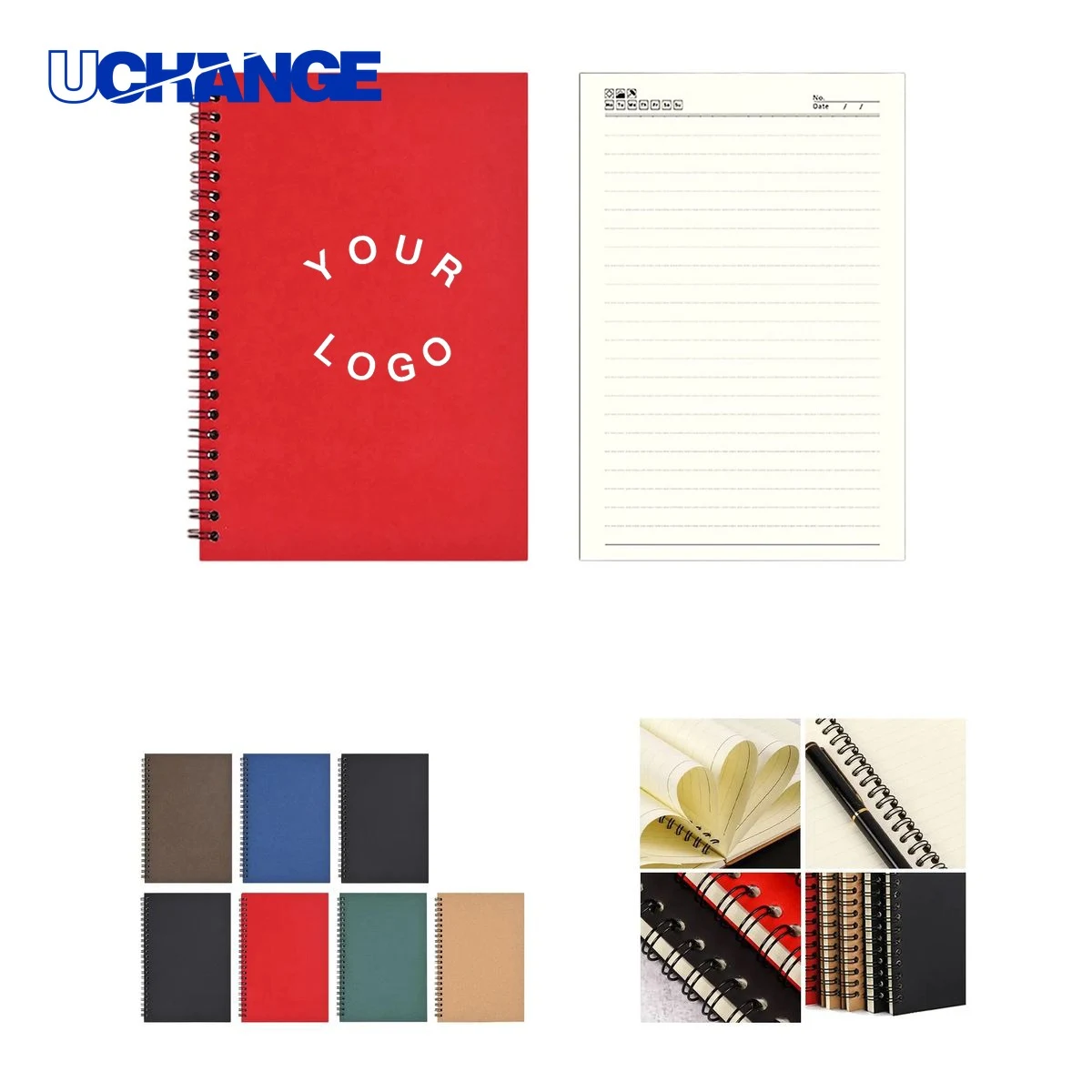 Office Spiral Notepad Organizer with Sturdy Cover 1