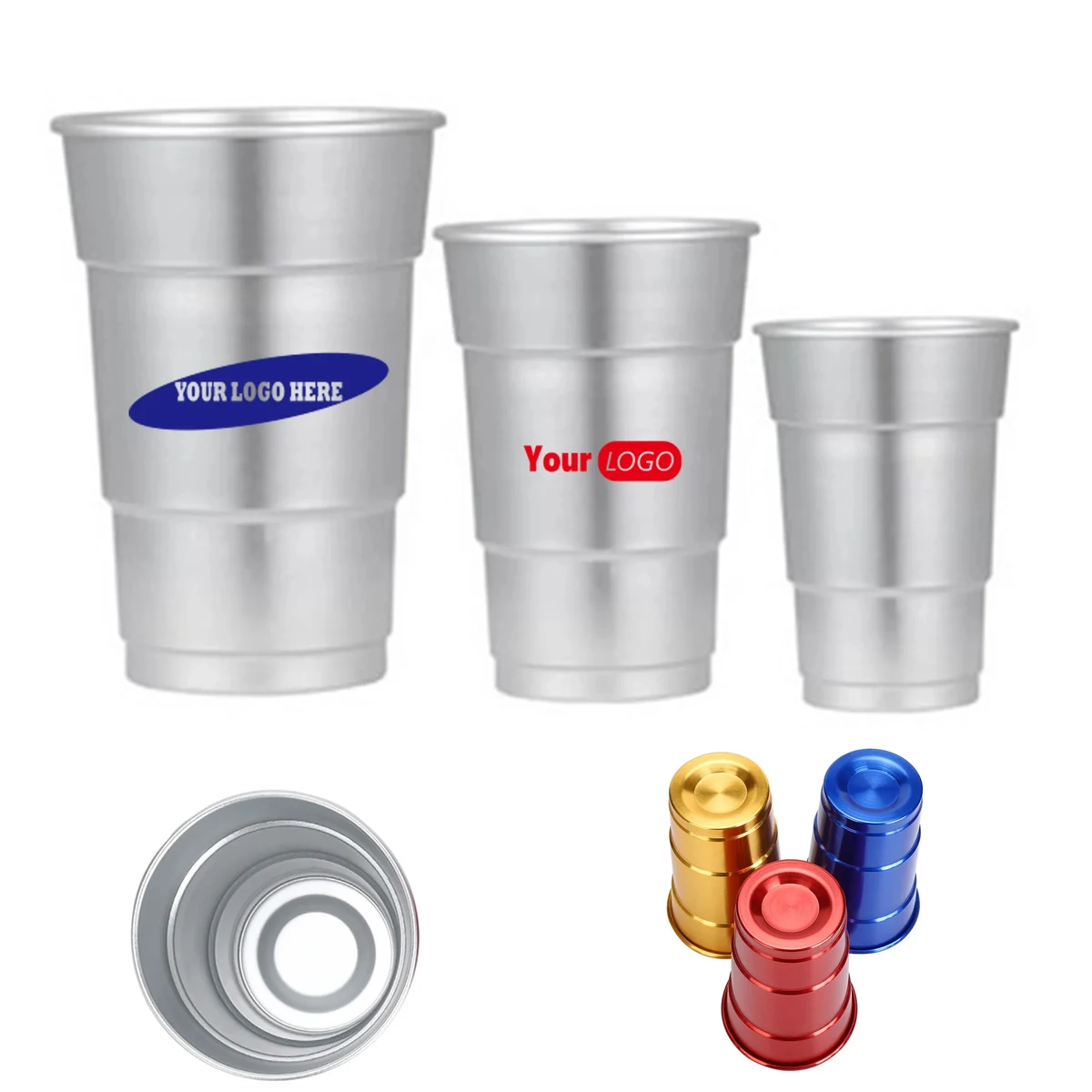 16 oz Disposable Aluminum Cup 1