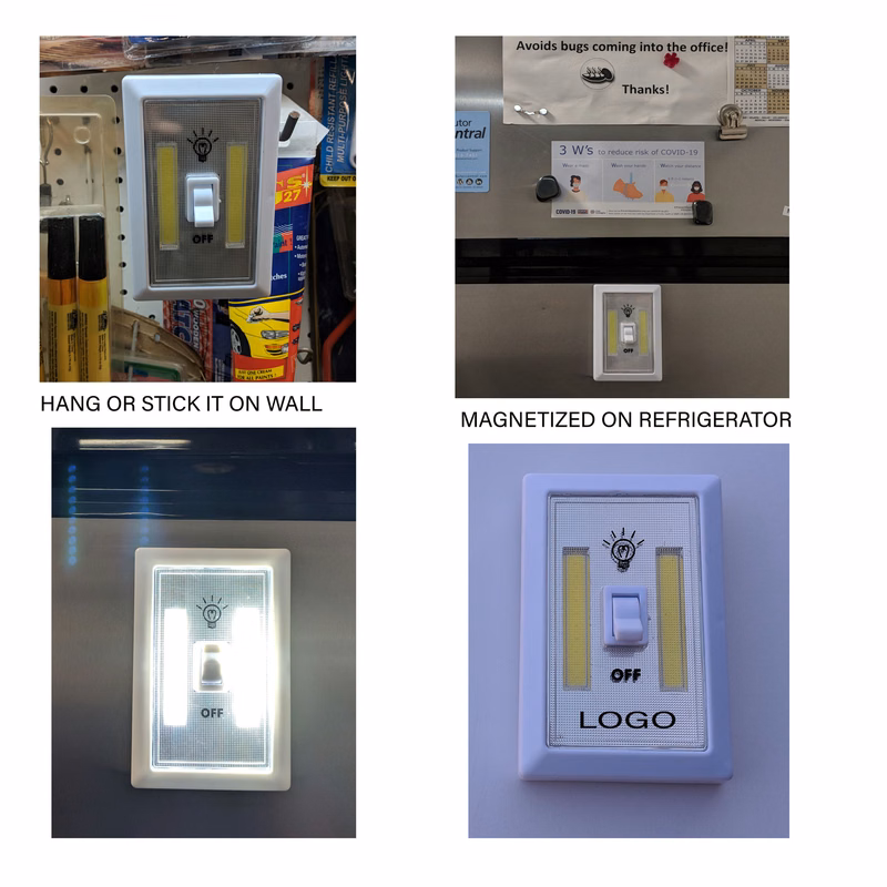 COB LED Light Switch, 200 Lumens