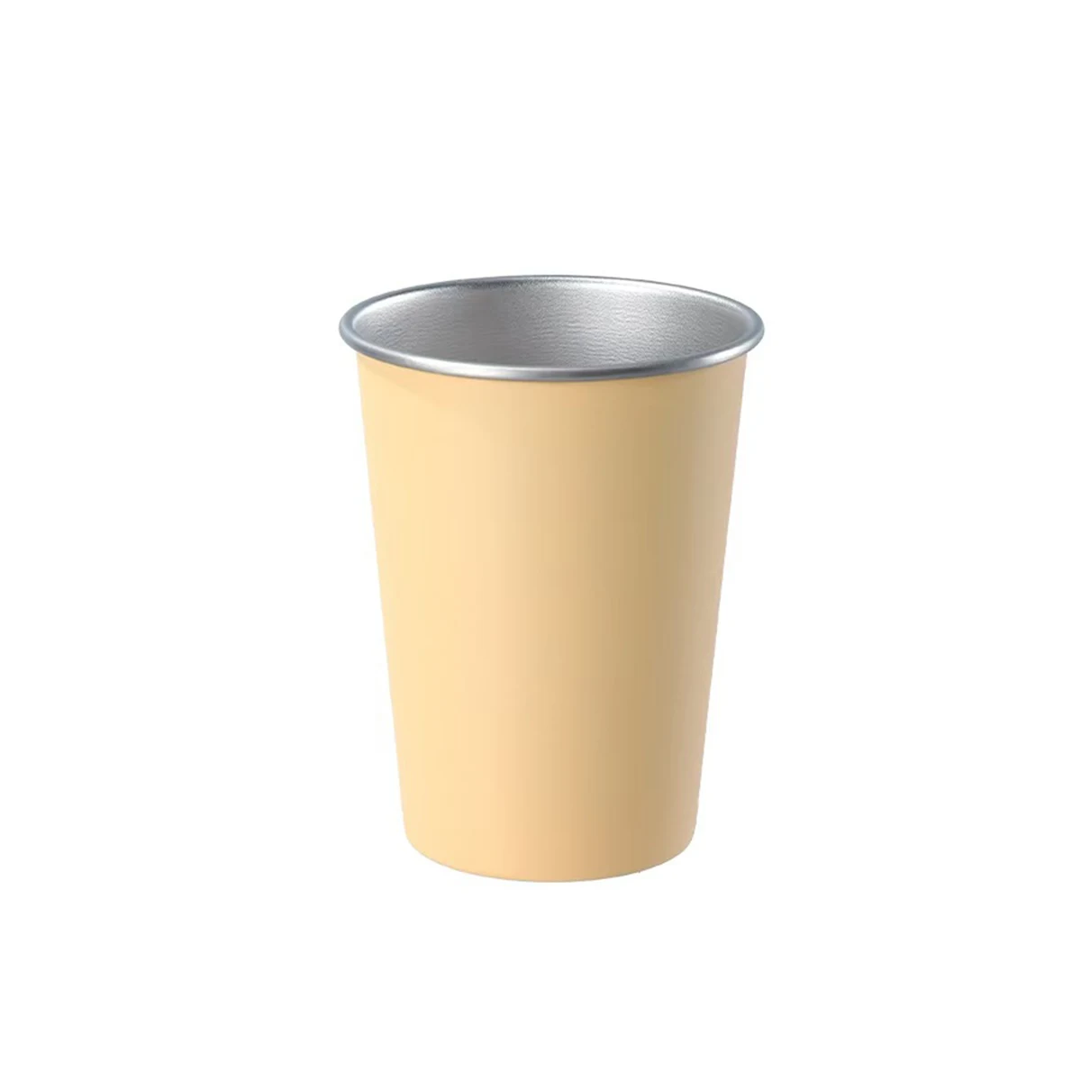 16oz Black Stainless Steel Pint Cup With Laser Imprint 1