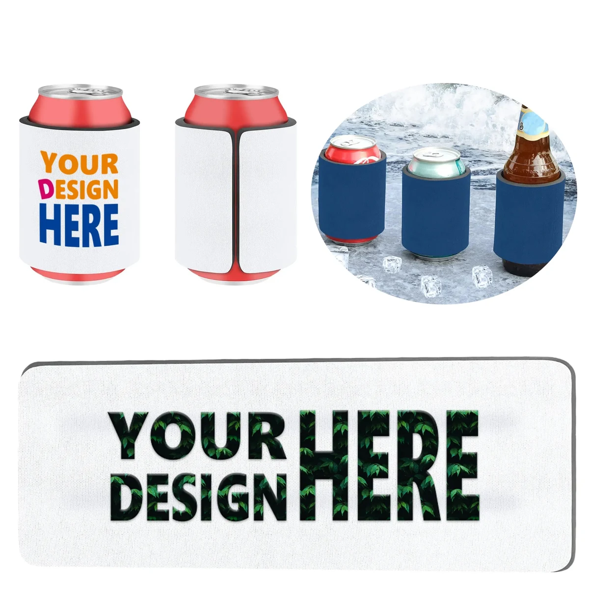 12 oz. Slap Wrap Can Cooler Sleeve MOQ100 1