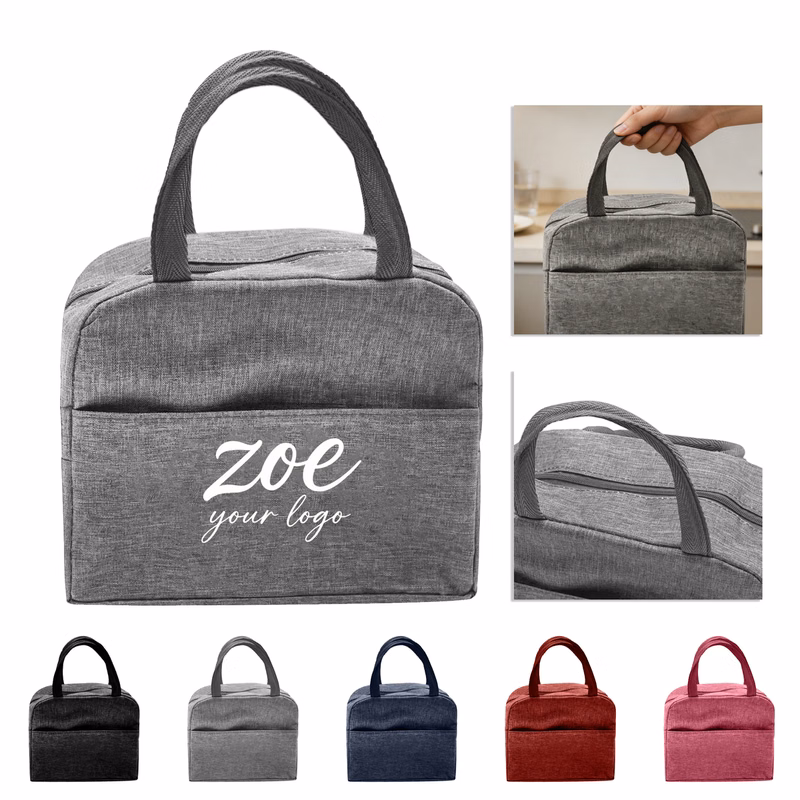 Oxford Cloth Insulated Lunch Box Bag