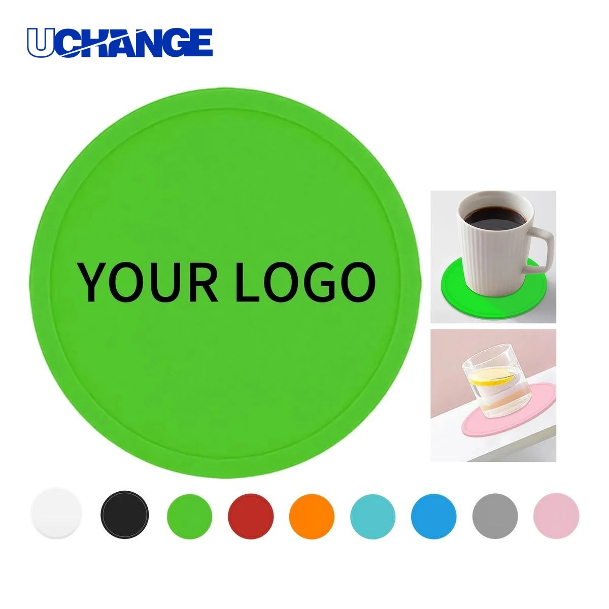 Silicone Drink Coaster Fluted Design Durable Table Mat 1