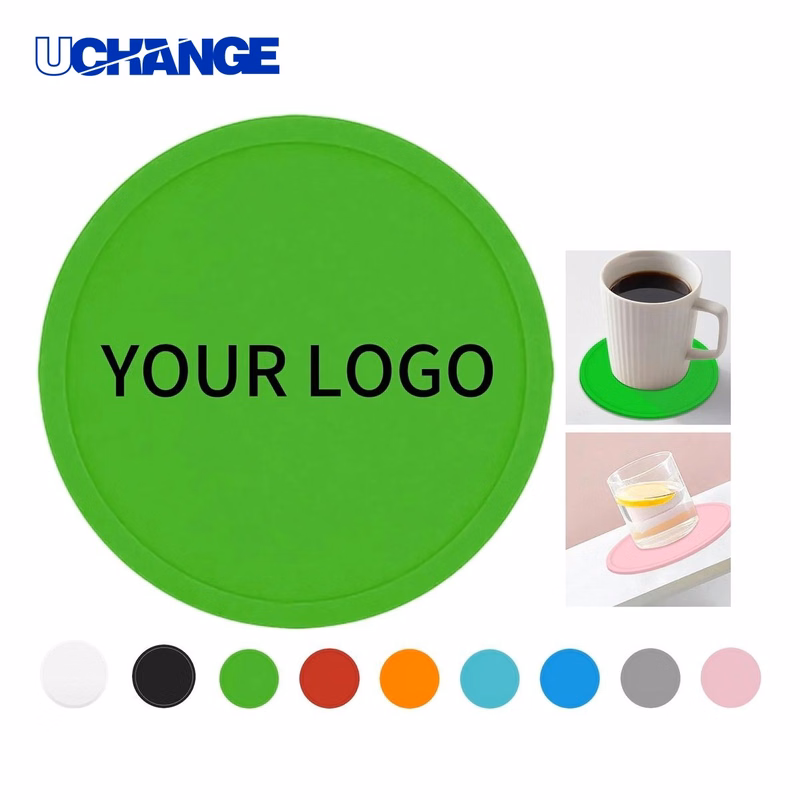 Silicone Drink Coaster Fluted Design Durable Table Mat