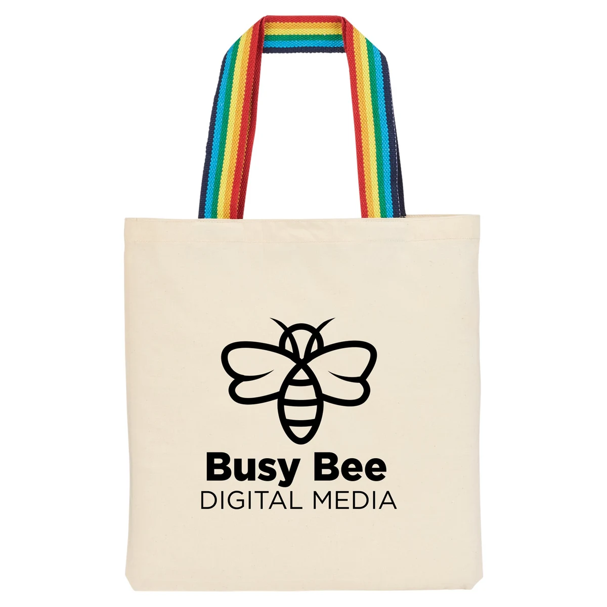 Rainbow Pride Recycled Cotton Tote Bag 1