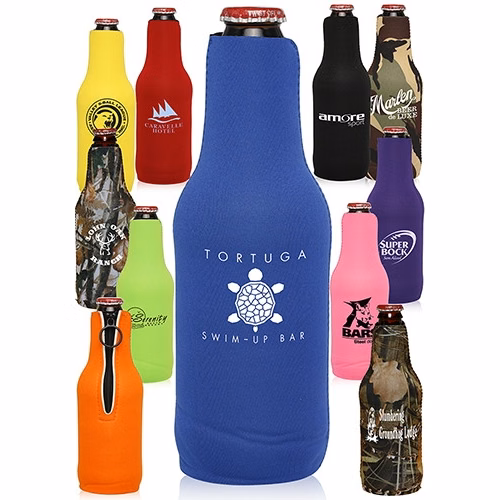 Neoprene Zippered Bottle Coolie