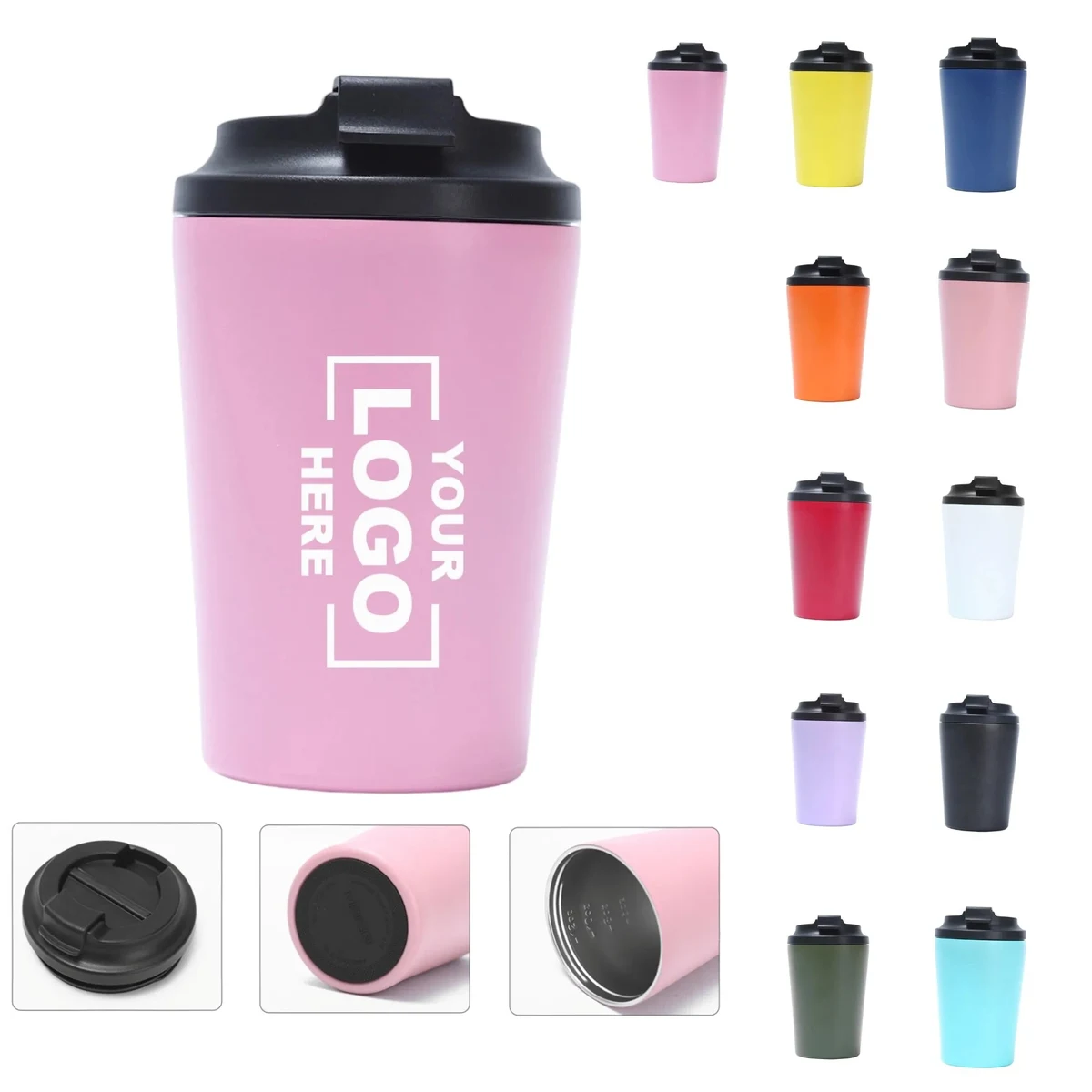12oz Insulated Coffee Cup With Graduation 1