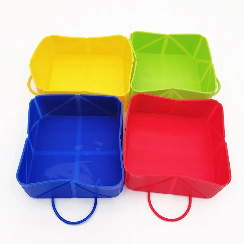 Outdoor Square Folding Bowl For Pets 1