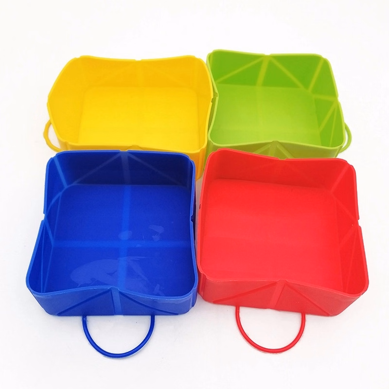 Outdoor Square Folding Bowl For Pets