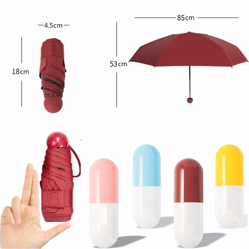 Mini Capsule Pocket Compact Umbrella