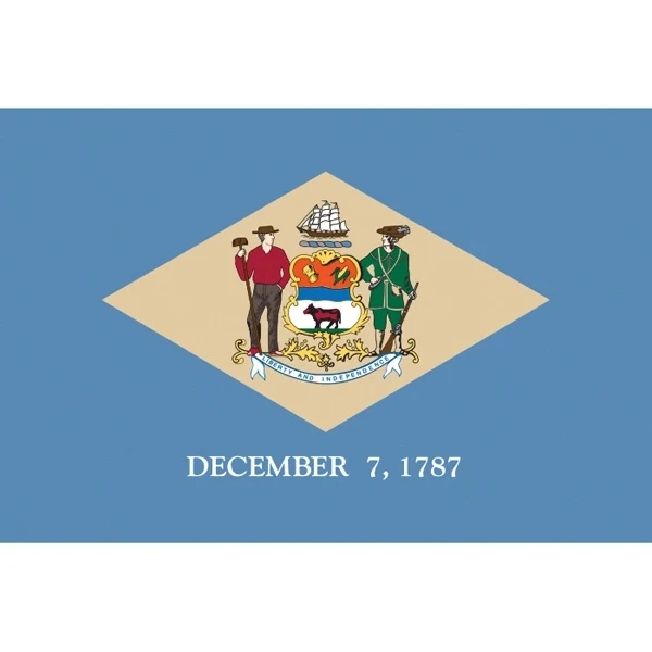 Delaware Official Flag 1