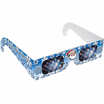 Santa's Magic Rainbow Glasses - Stock Imprint