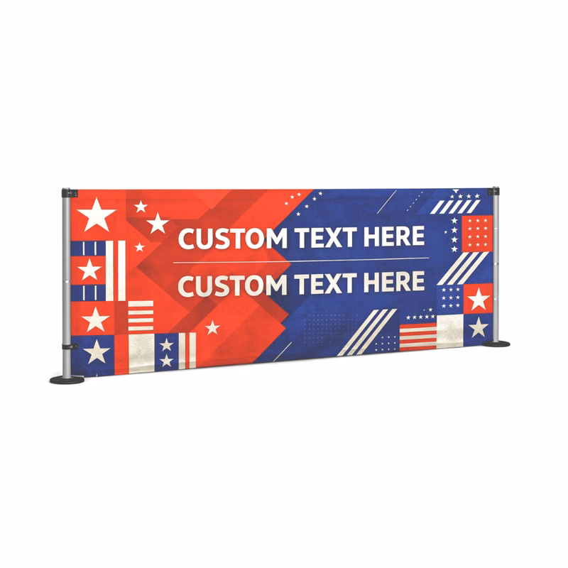 5' Tent Side Rail Wall Full Color Dye Sub