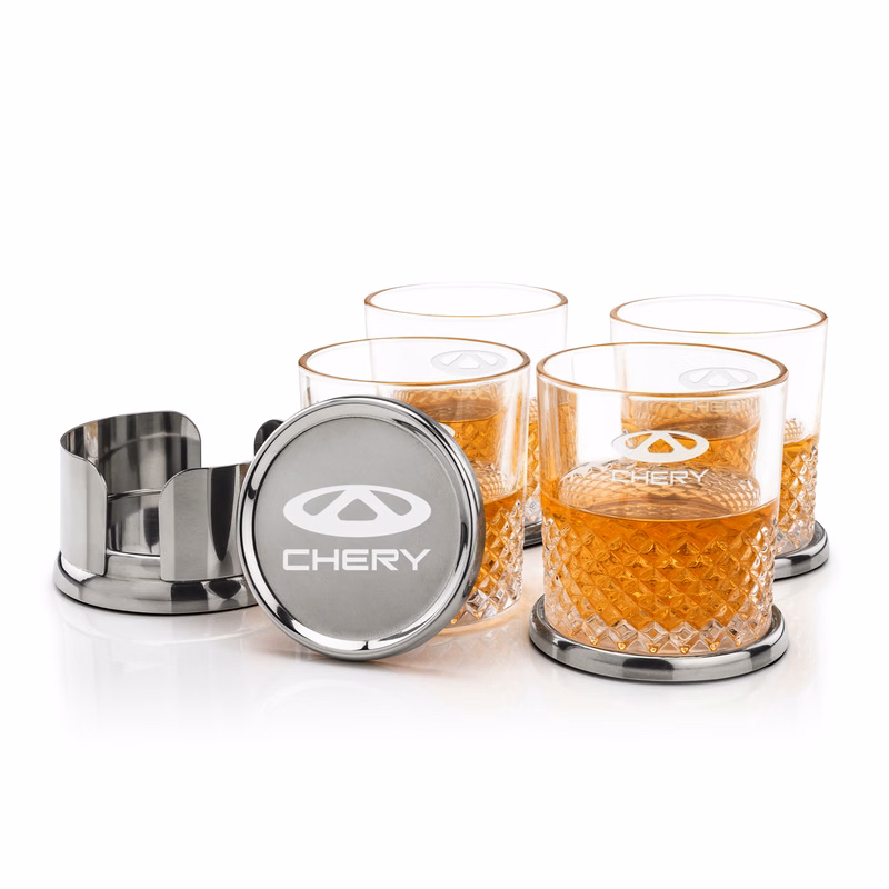 Baldoni Coasters & Tacoma On-the-Rocks Set