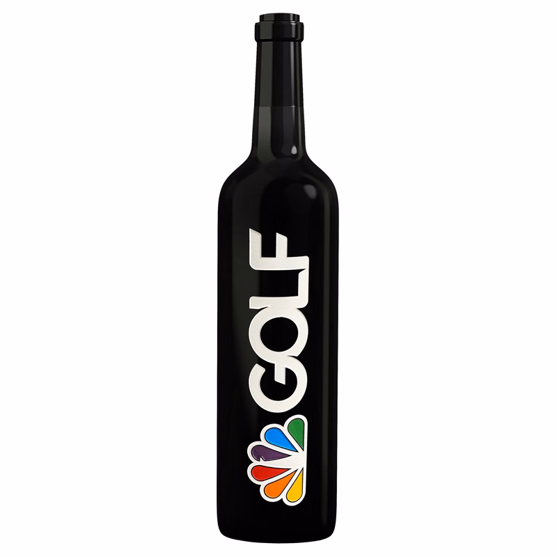 Deep Etched House Wine Bottle