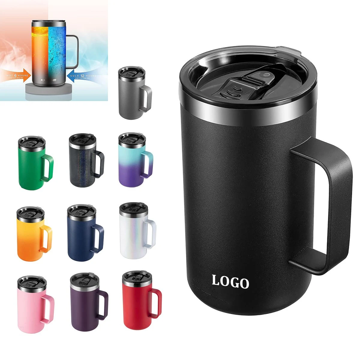 Stainless Steel Insulated Handle Cup 1