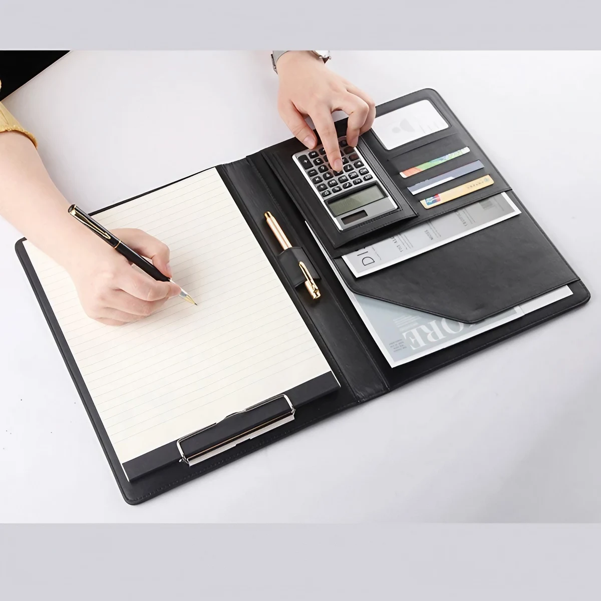 Leather Business Clipboard Padfolio 1