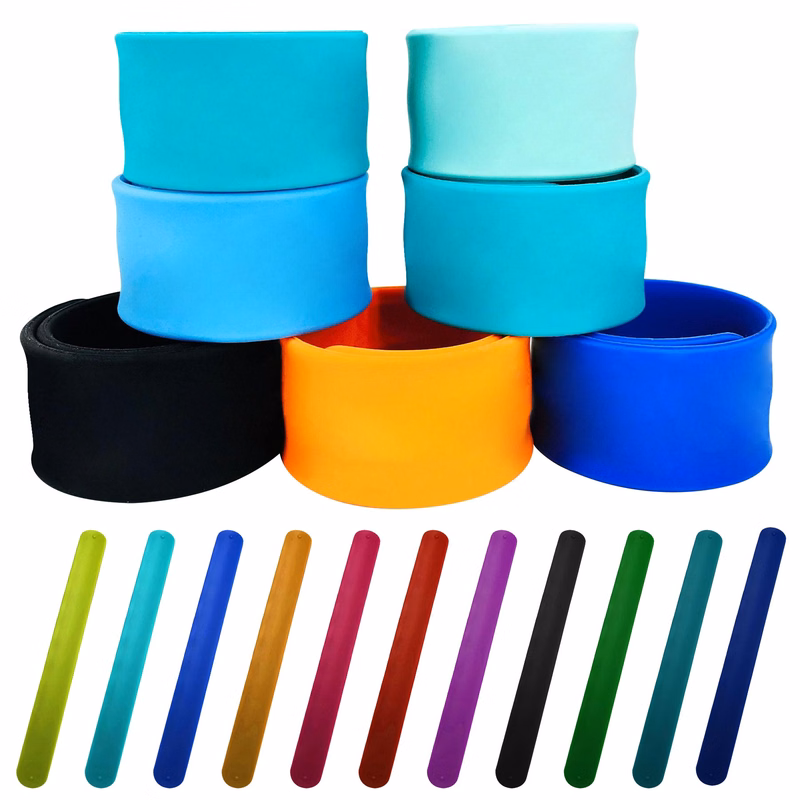 Silicone Rubbber Slap Bracelets
