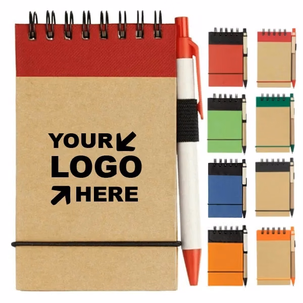 Eco Recycled Jotter Notepad With Pen