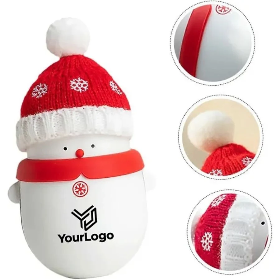 2 In 1 Mini Christmas Snowman Hand Warmer Power Bank 1