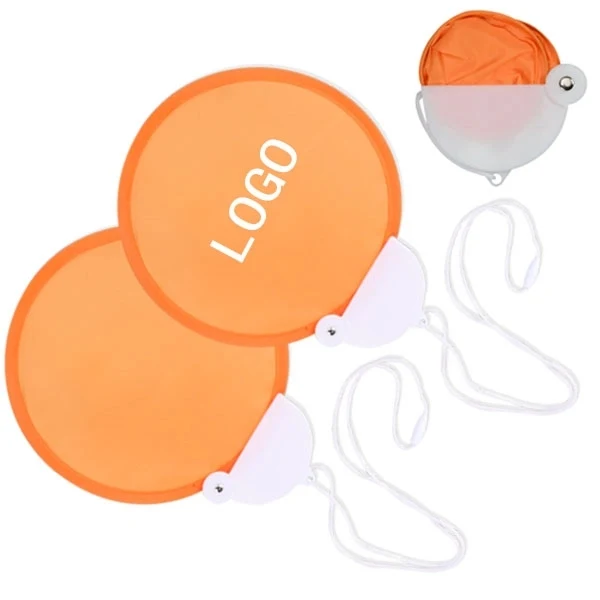 Foldable hand fan with Lanyard 1