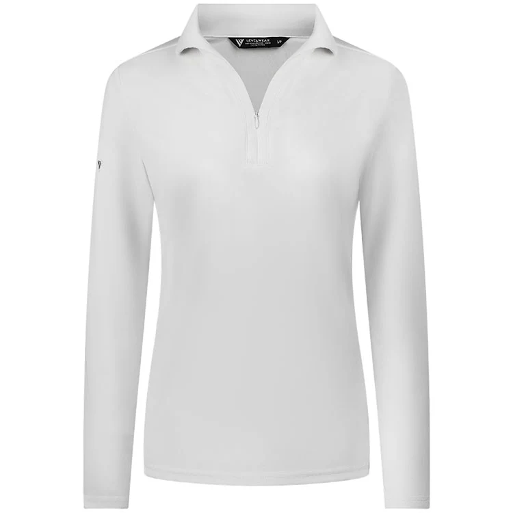 Levelwear Ladies Long Sleeve Treasure Polo 1