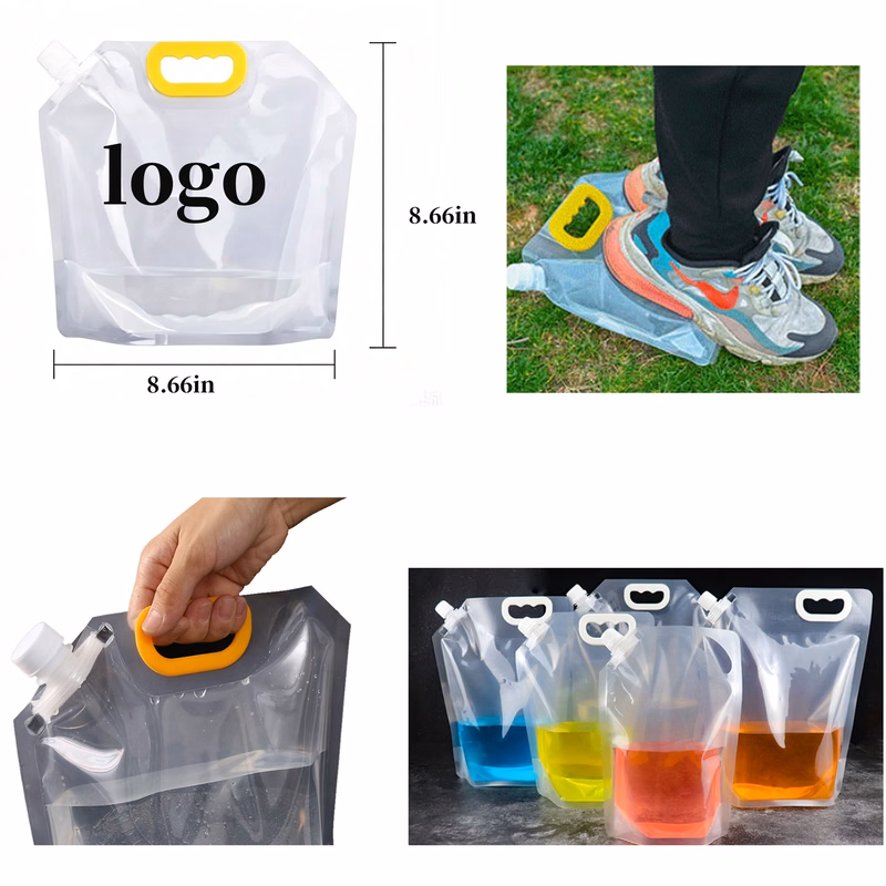 Thickened Clear Spout Beverage Carry Bag