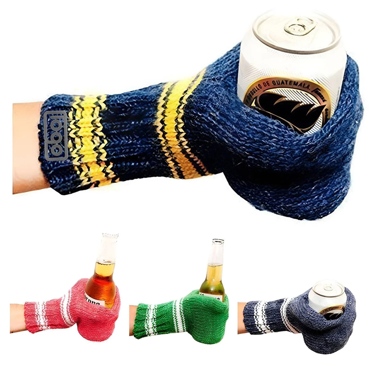 Non-Slip Knit Beverage Gloves 1