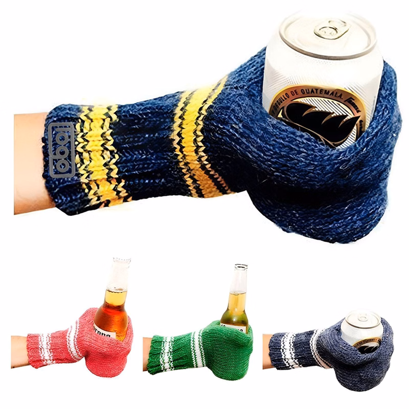 Non-Slip Knit Beverage Gloves