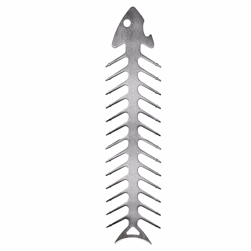 Stainless Steel Fishbone Barbecue Skewers