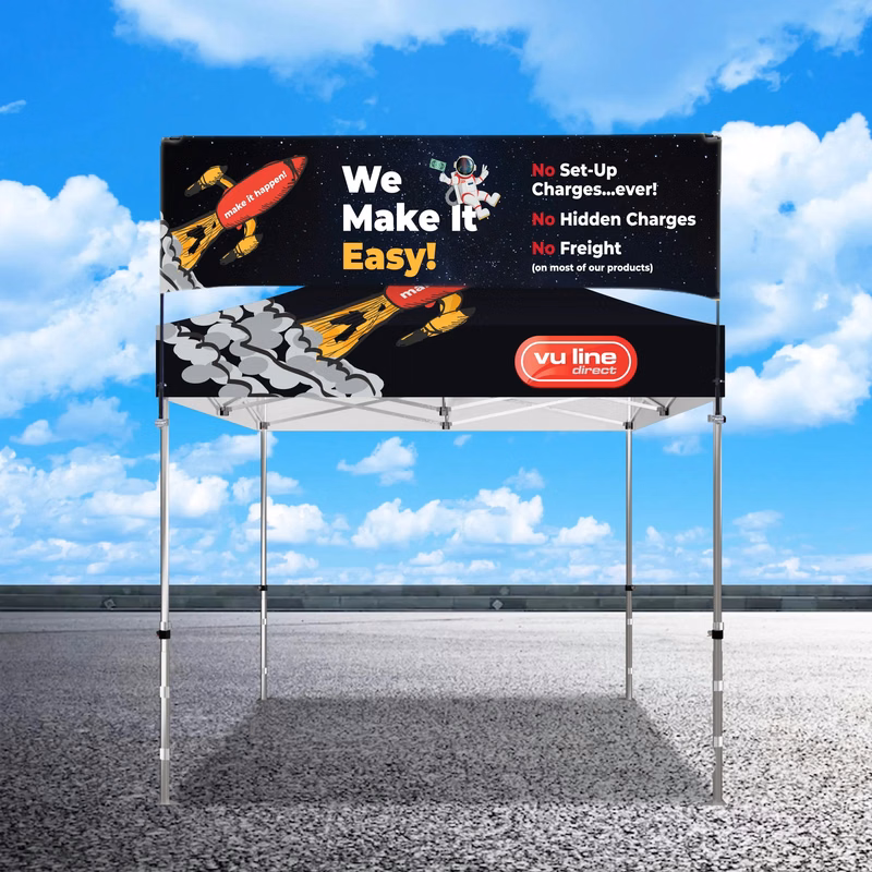 10'x10' TENT BILLBOARD BANNER