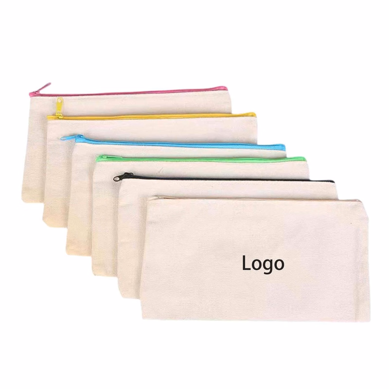 Canvas Zipper Pouch Bag