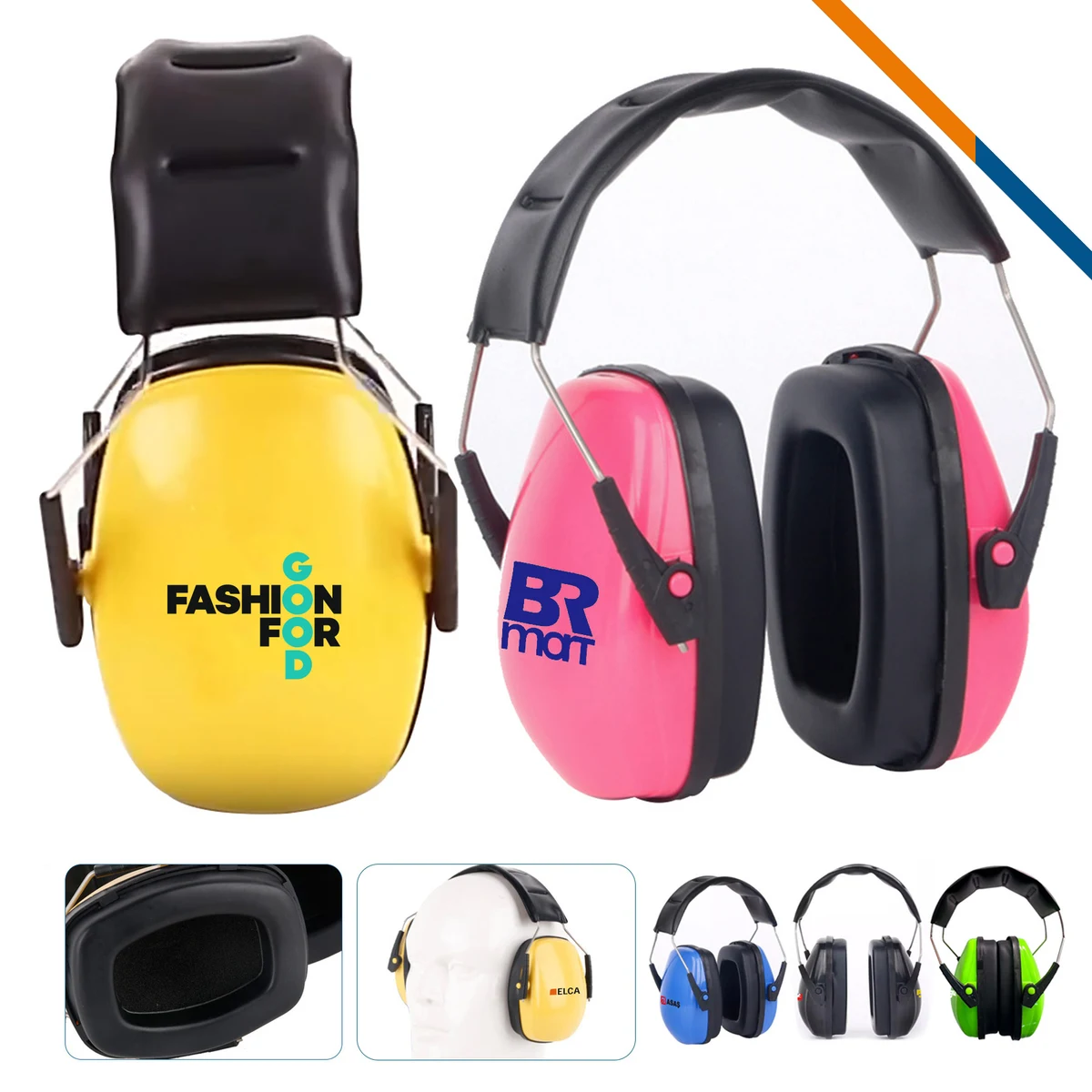 Rollins Noise Reduction Hearing Protection Earmuffs 1