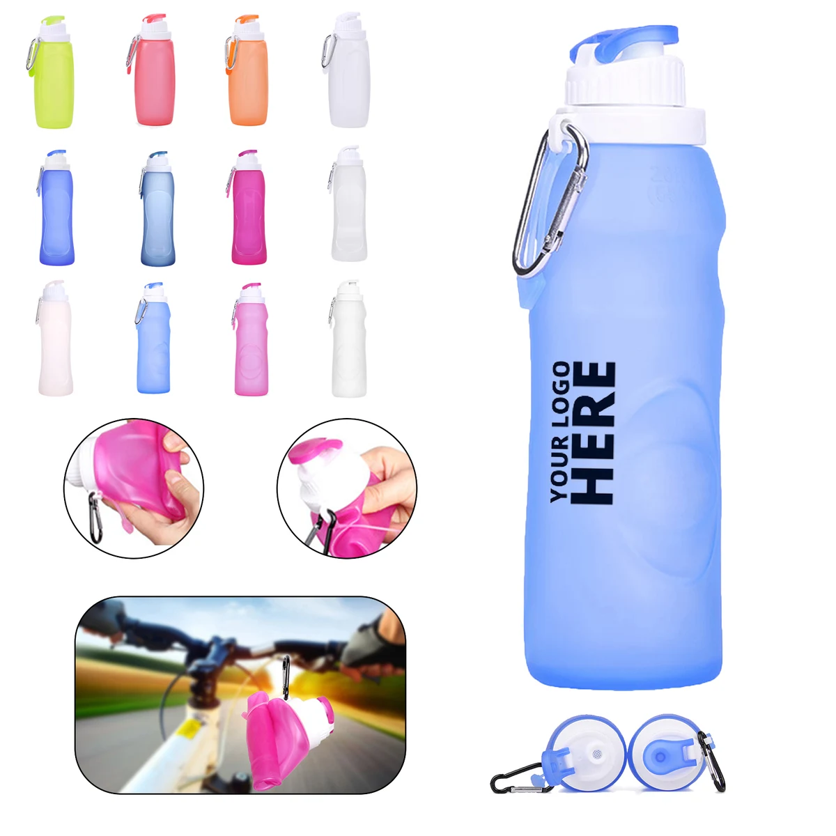 12 OZ Silicone Sports Kettle 1